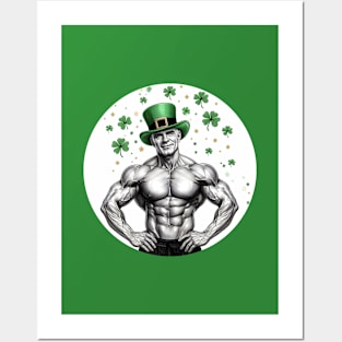 Saint Patrick´s Day Muscle Dad Posters and Art